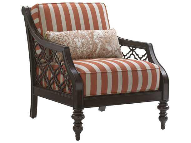 Royal Kahala Black Sands Cast Aluminum Cushion Lounge Chair