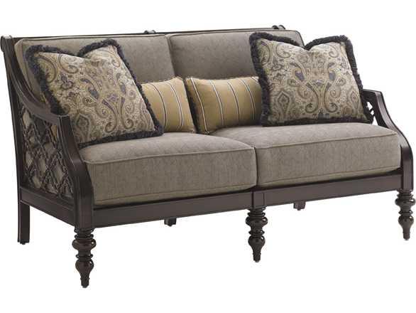 Royal Kahala Black Sands Cast Aluminum Outdoor Loveseat