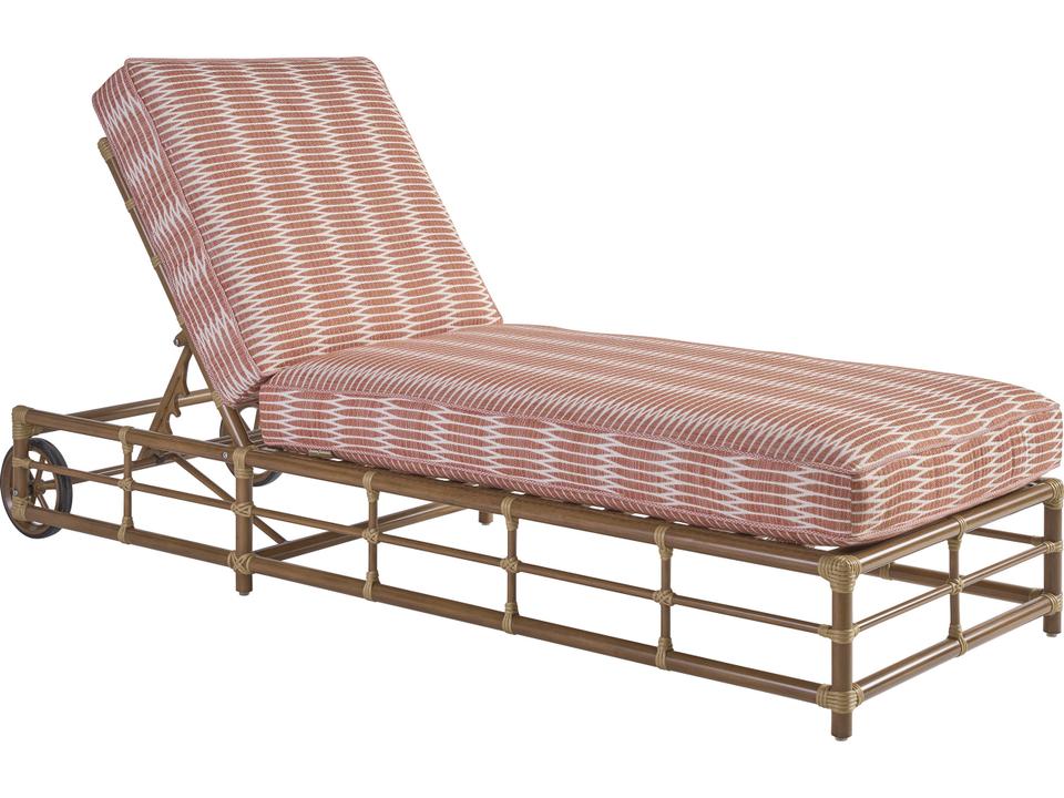 Sandpiper Bay Aluminum Wicker Chaise Lounge with Adjustable Back