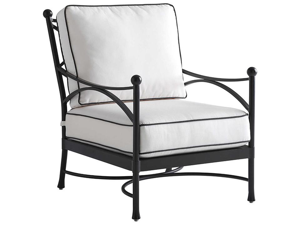 Pavlova Aluminum Lounge Chair with Cushion Set in Graphite