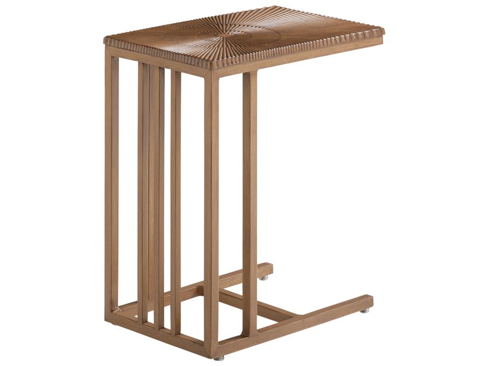 St Tropez Rectangular Spot Table with Teak Look Top