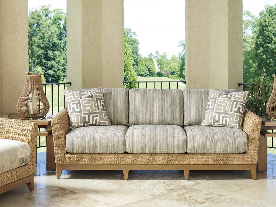 Los Altos Valley View Wicker Cushion Lounge Set