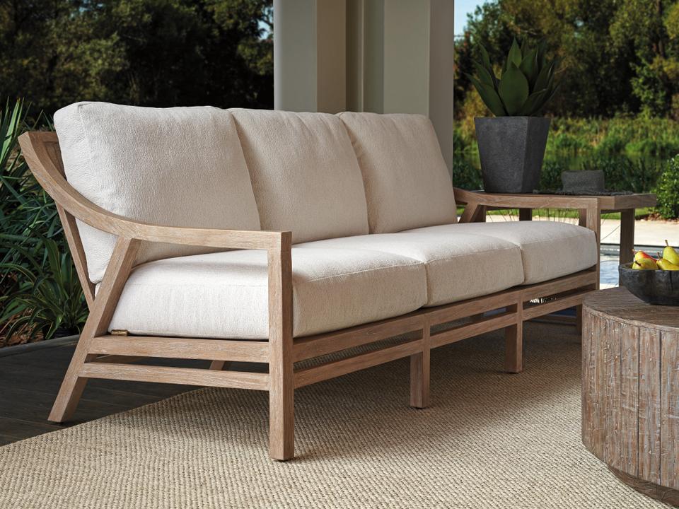 Stillwater Cove Teak Cushion Lounge Set