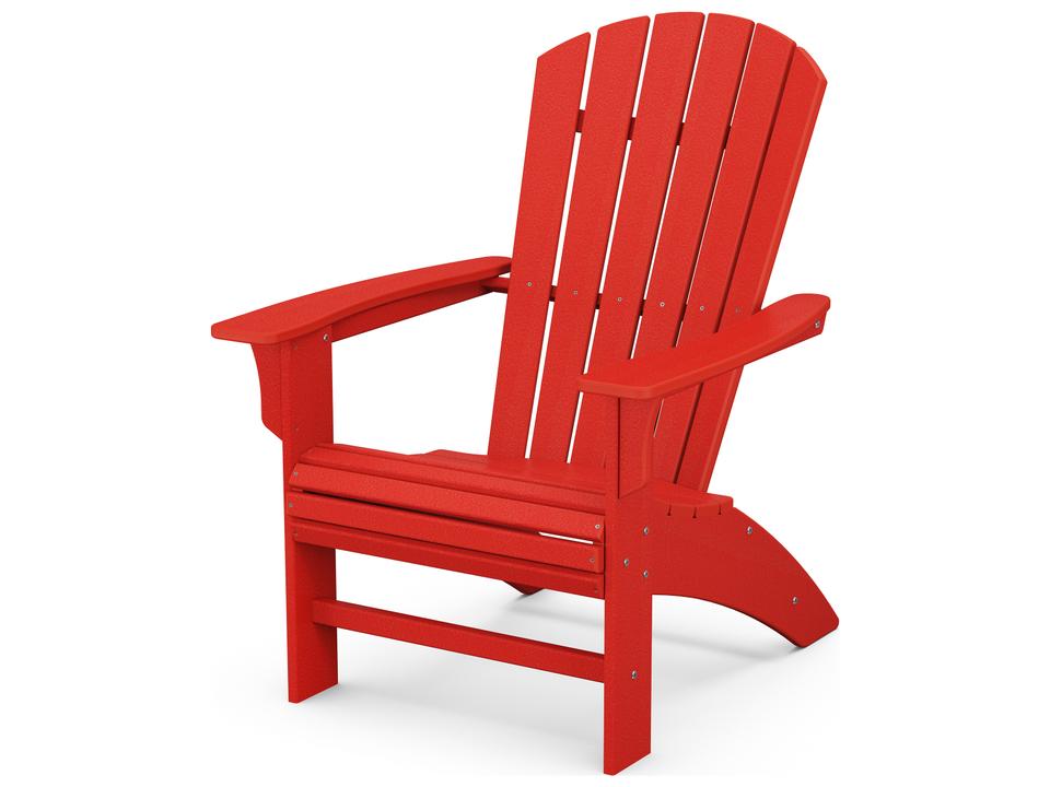 ® Outdoor Furniture™ Yacht Club Recycled Plastic Curveback Adirondack Chair