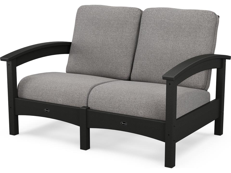 ® Outdoor Furniture™ Rockport Deep Seating Recycled Plastic Loveseat