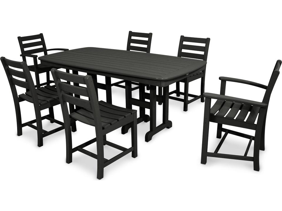 ® Outdoor Furniture™ Monterey Bay Recycled Plastic 7 Piece Dining Set