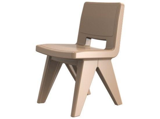Fresco Taupe Resin Lounge Chair
