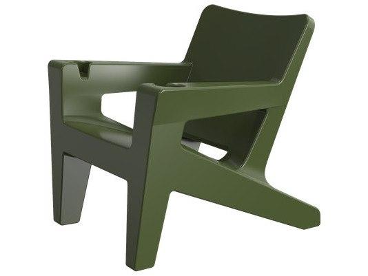 Bask Moss Polypropylene Lounge Chair