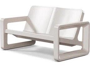 Deck Sandstone Resin Loveseat