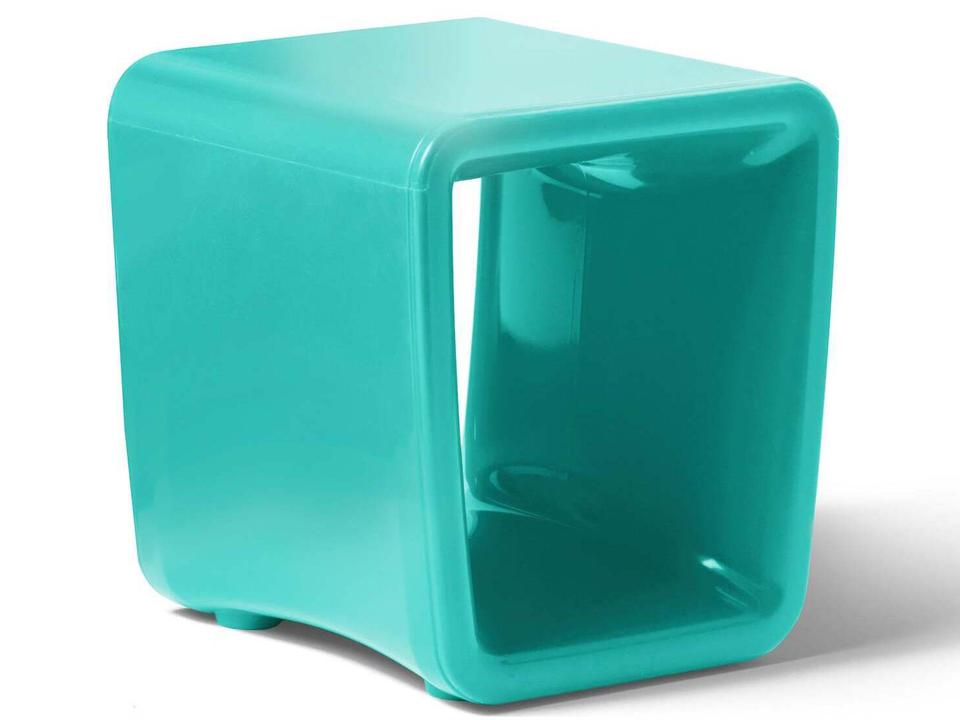 Loop Square End Table Marine Grade Polyethylene Seafoam Green