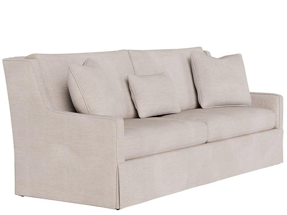 Hudson Skirted Sofa 3-Seat Standard Sofa