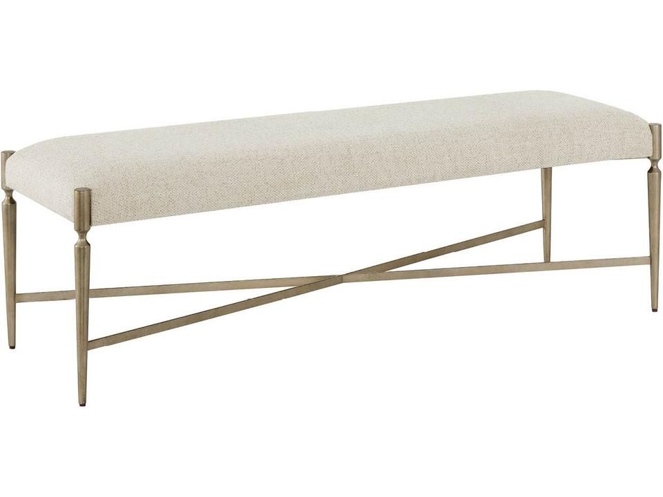 Birchhaven Cream Upholstered Accent Bench