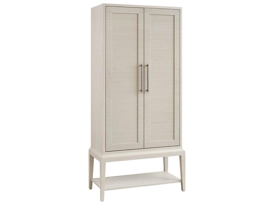 Birchhaven White Natural Wood Wardrobe Armoire