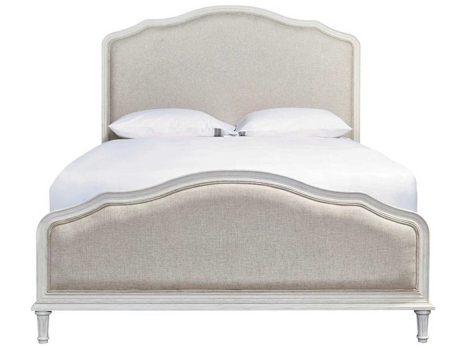 Amity Queen Upholstered Bed Artisan Sand Fabric
