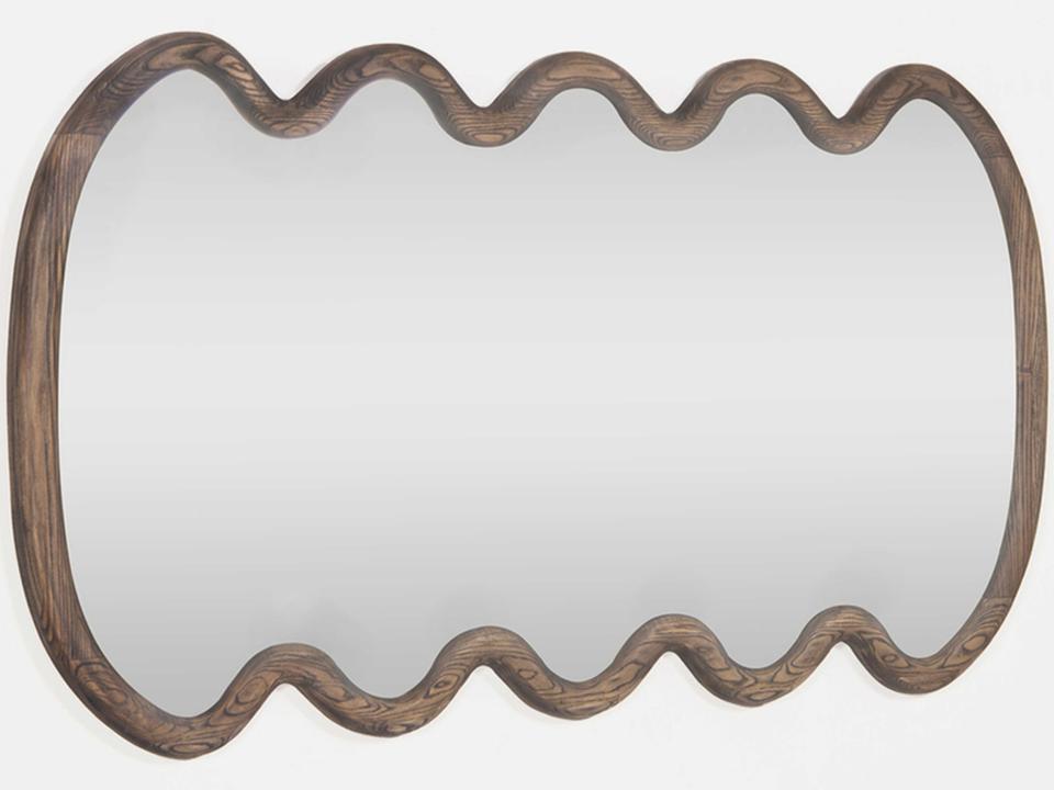 Swirl Grey Oil Wall Mirror