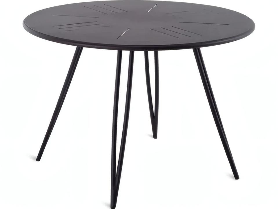 Ariete 43-Inch Round Dining Table in Bronze