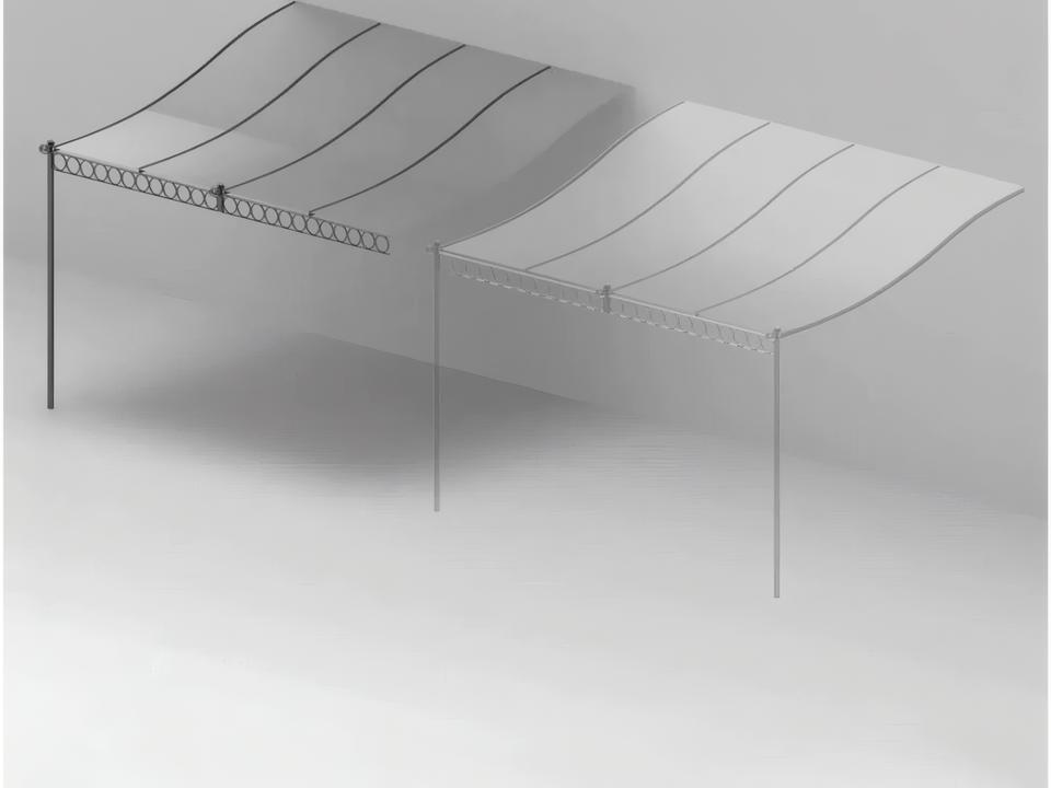 Unopiù Tibisco Attached Pergola Extension Double