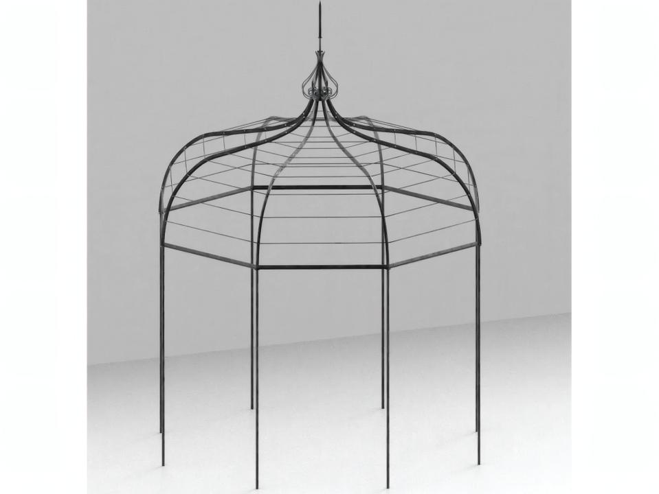 Solaire Octagonal Pavilion in Graphite