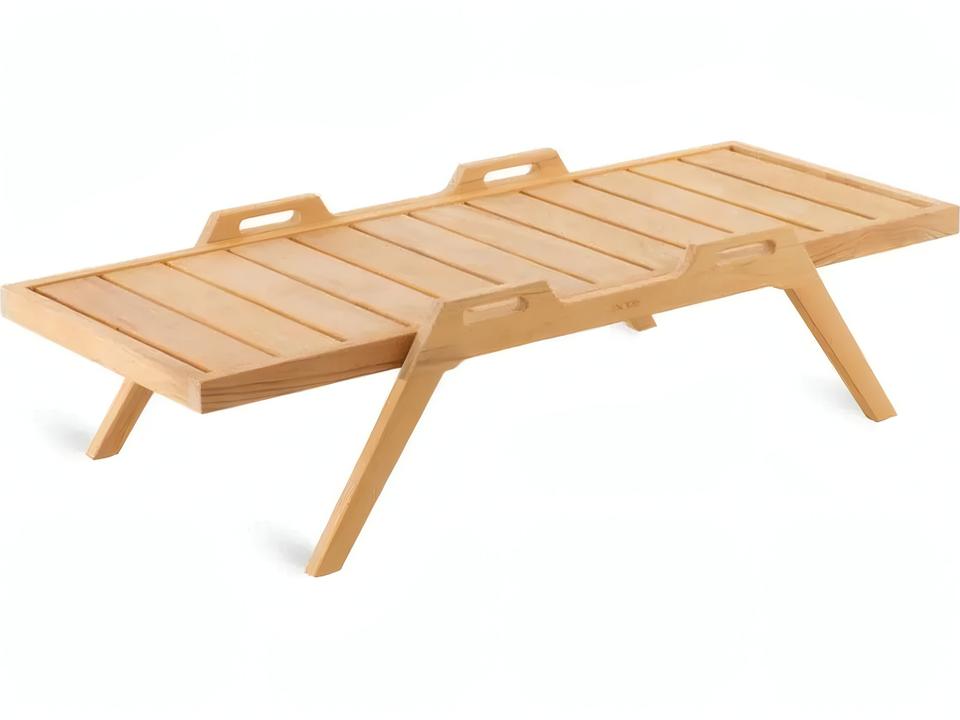 Synthesis Teak Stackable Rectangular Coffee Table with Handles