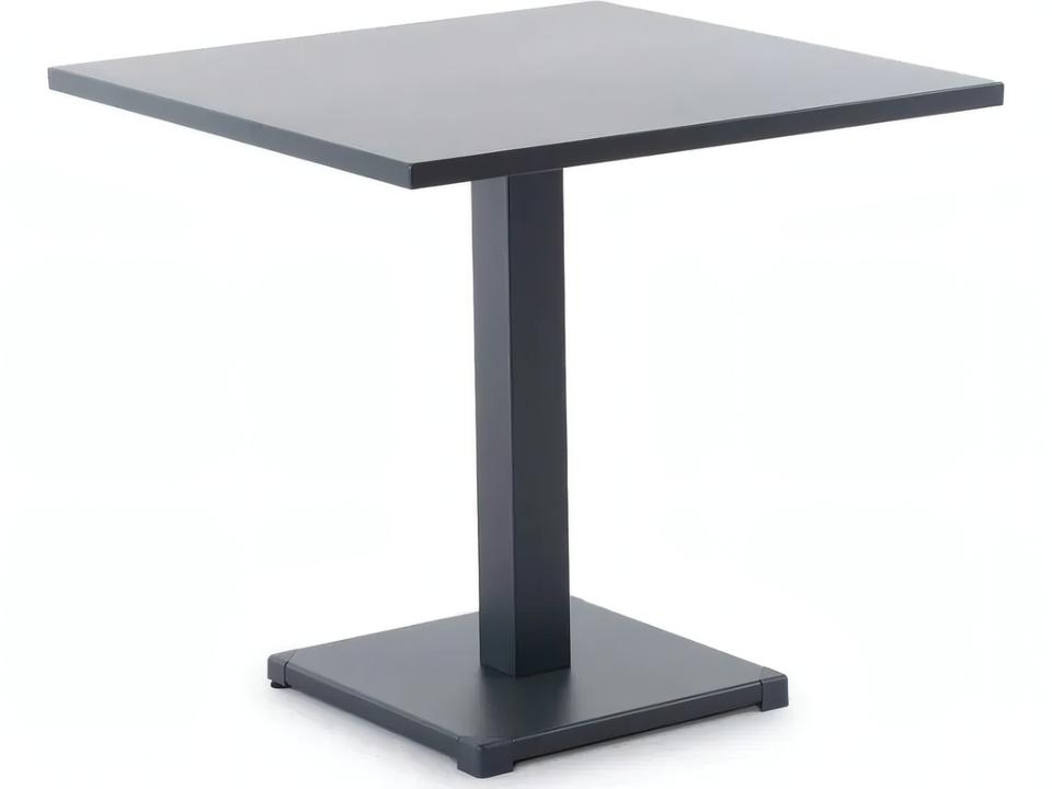 Conrad Square Wrought Iron Bistro Dining Table