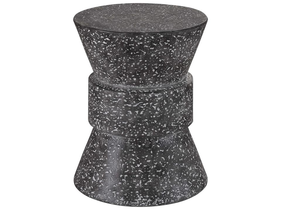 Stinson Speckled Gray Concrete Round End Table