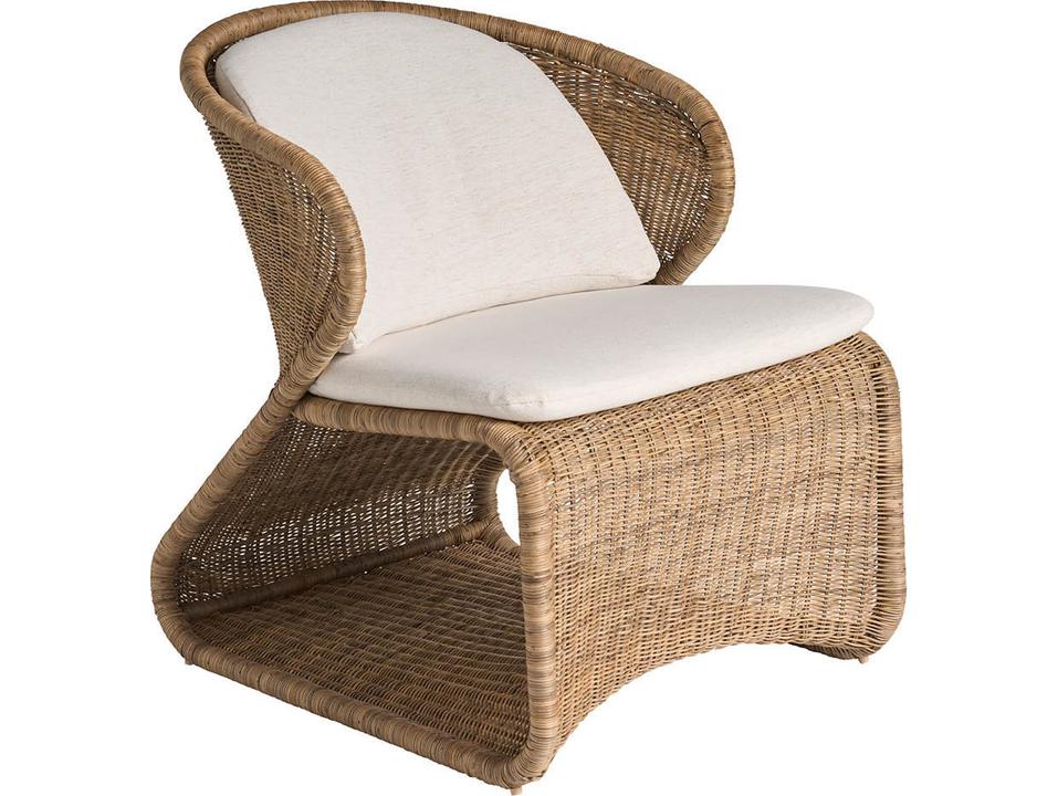 Oasis Woven Slimit Lounge Chair with Nomad Snow Cushions