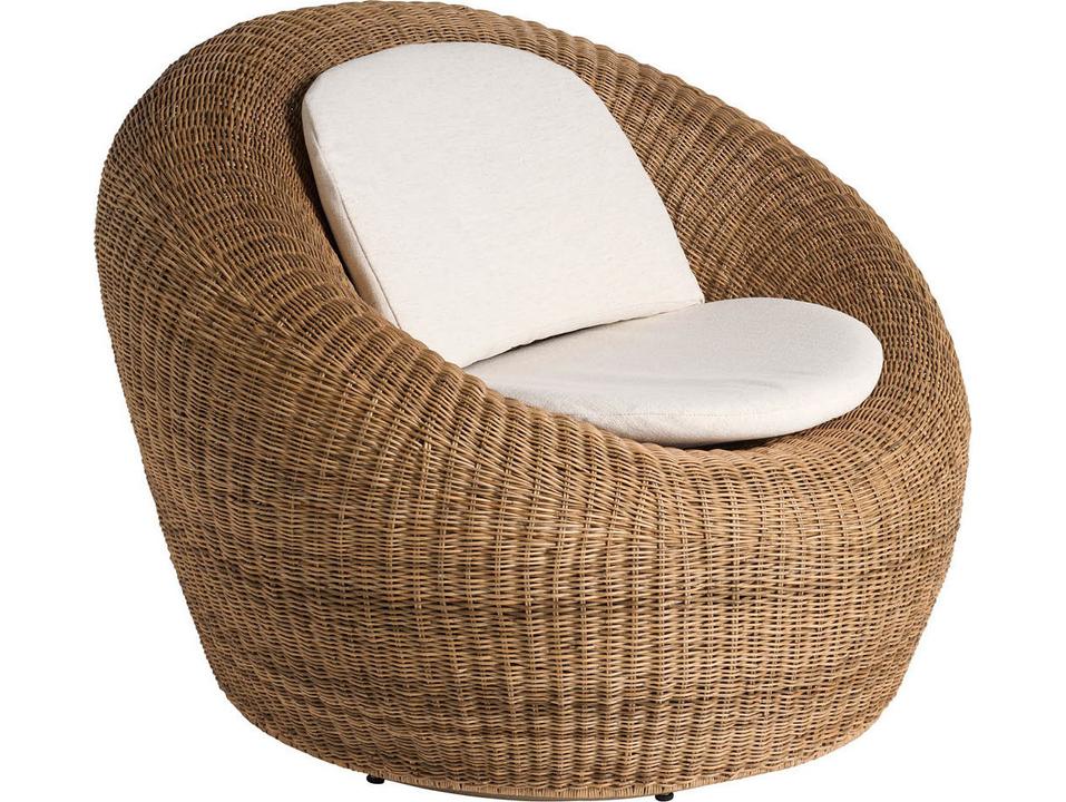 Coastal Living Oasis Sea Pod Wicker Swivel Lounge Chair