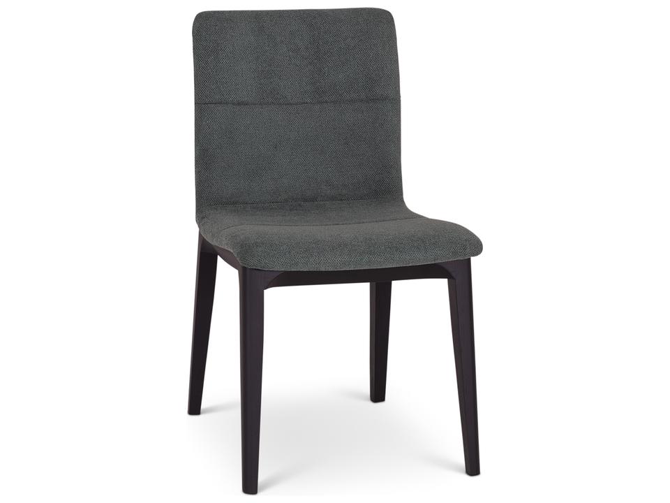 Godan Upholstered Dining Side Chair in Jackpot Teal and Ebano