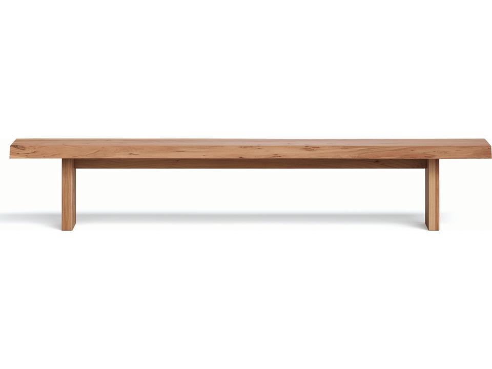 Brooks 102-Inch 4-Person Solid Acacia Wood Bench in Teak