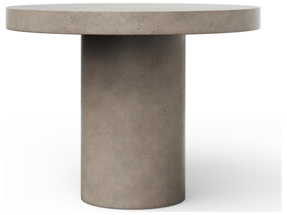 Mixx Circa 47-Inch Round Counter Height Dining Table in Dark Grey Concrete
