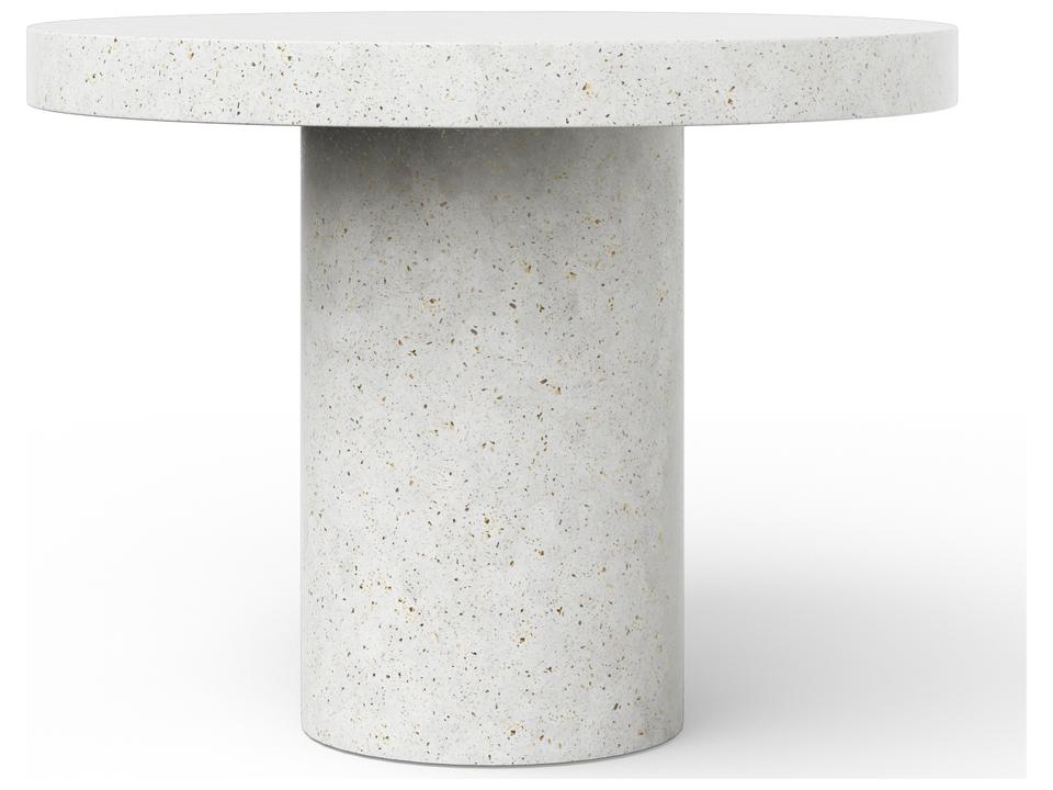 Mixx Circa Round Counter Table in Ivory Terrazzo