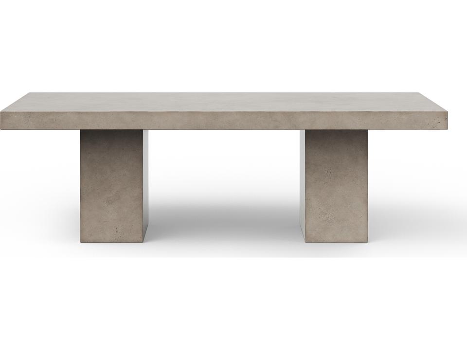 Urbia Mixx Elcor 95-Inch Rectangular Concrete Dining Table in Dark Grey