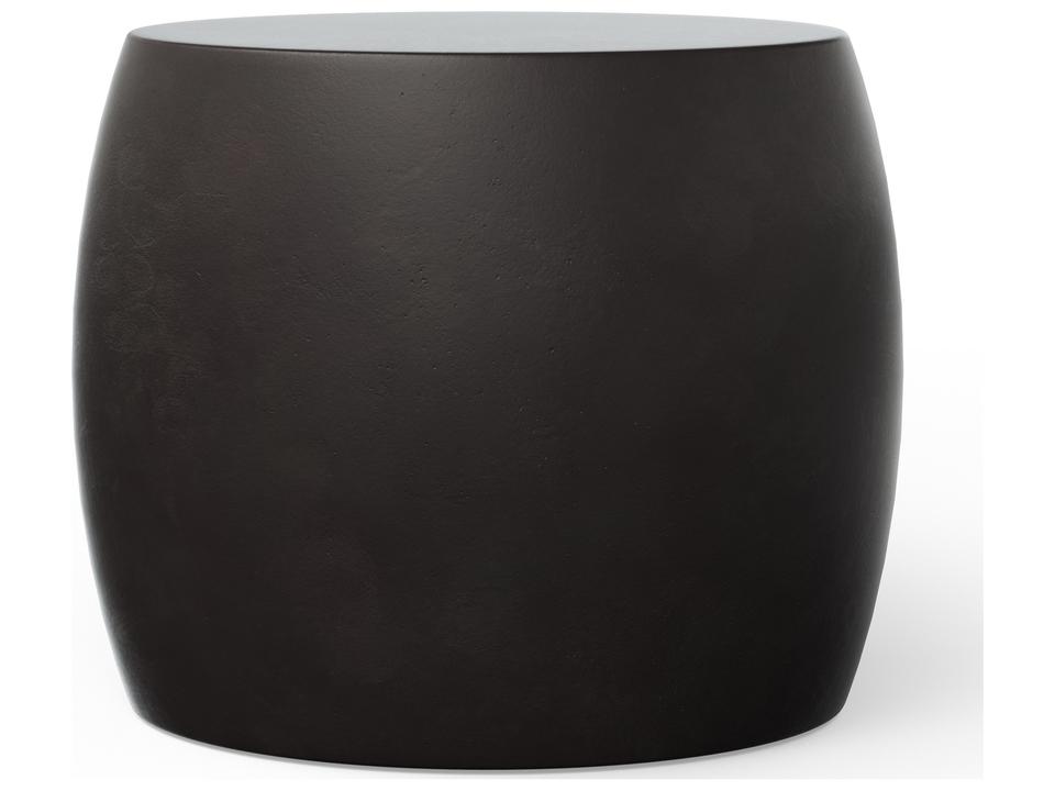 Mixx Lava Concrete Round Garden Stool