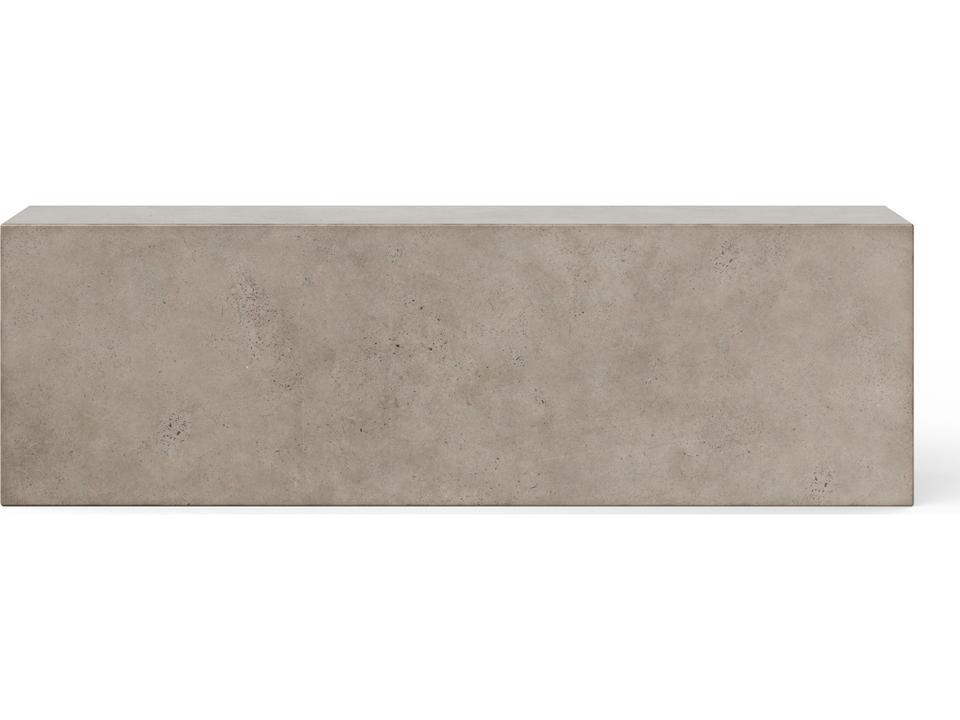 Una Concrete Bench 60-Inch Modern