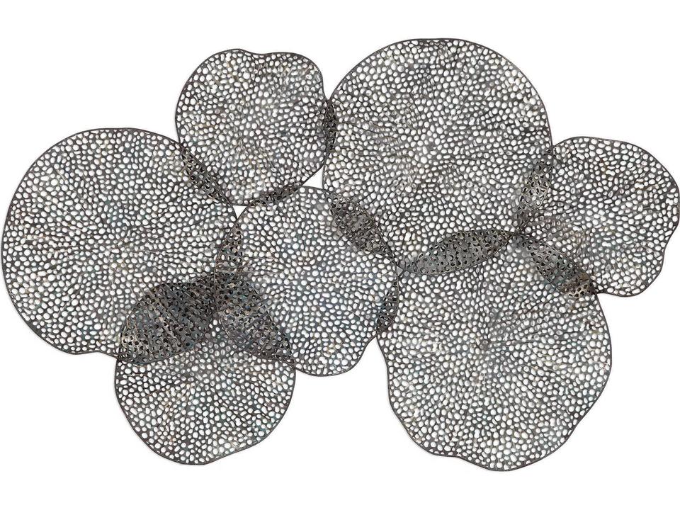 Ripley Metal Leaf Wall Art in Rich Bronze with Gold Highlights