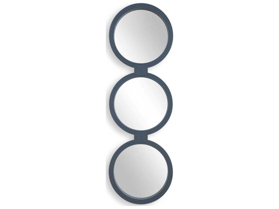 Going In Circles Blue Gray Mirror
