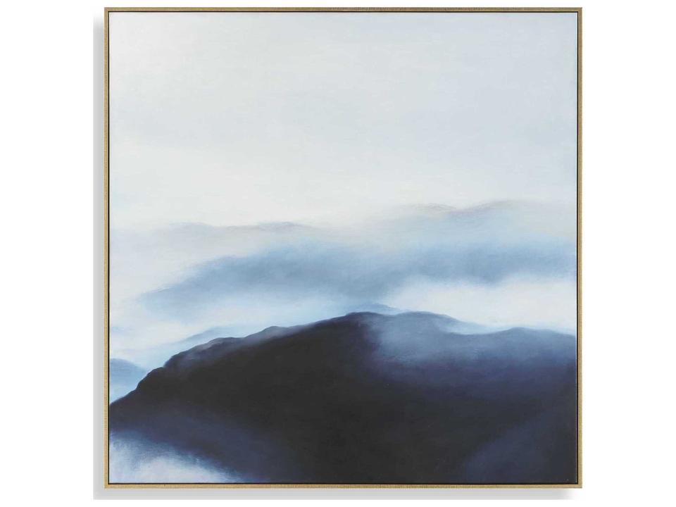Cold Shoulder Hand Painted Square Landscape Art