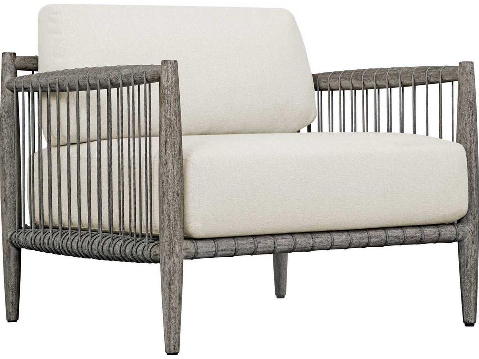 Borneo Weathered Dark Gray Mahogany Lounge Chair