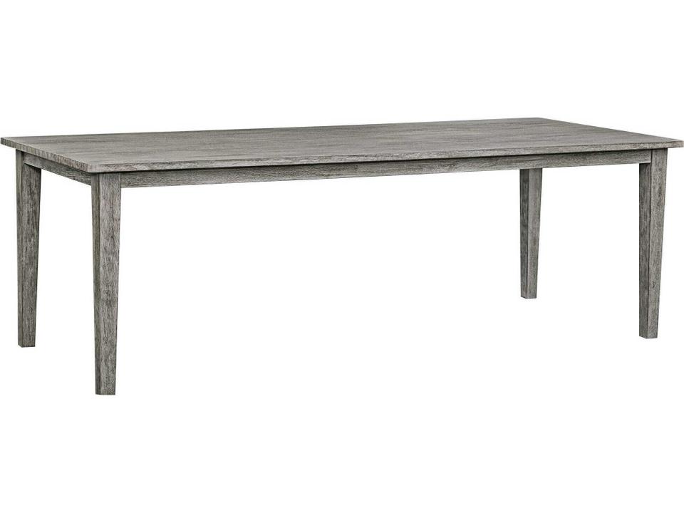 Uttermost Forsyth Rectangular Dining Table in Weathered Dark Gray