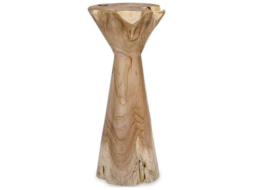 Uttermost Coastwood Indoor-Outdoor Drink Table Natural Teak Root