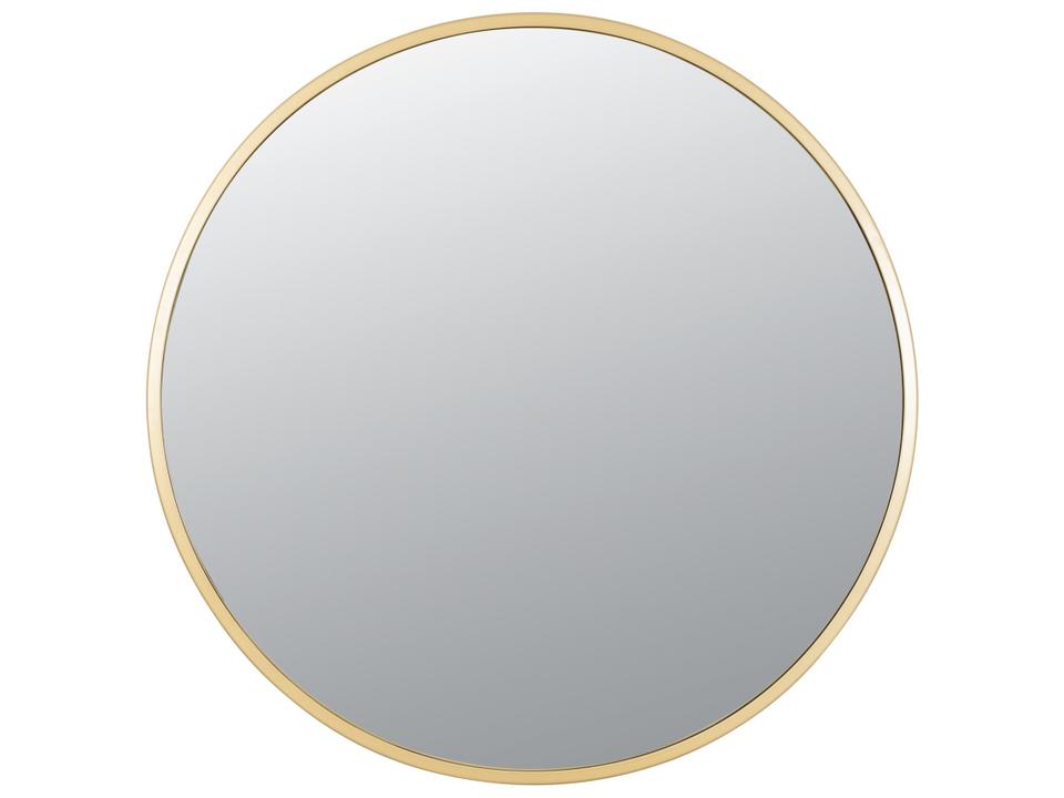 Casa 30-Inch Round Wall Mirror in Gold