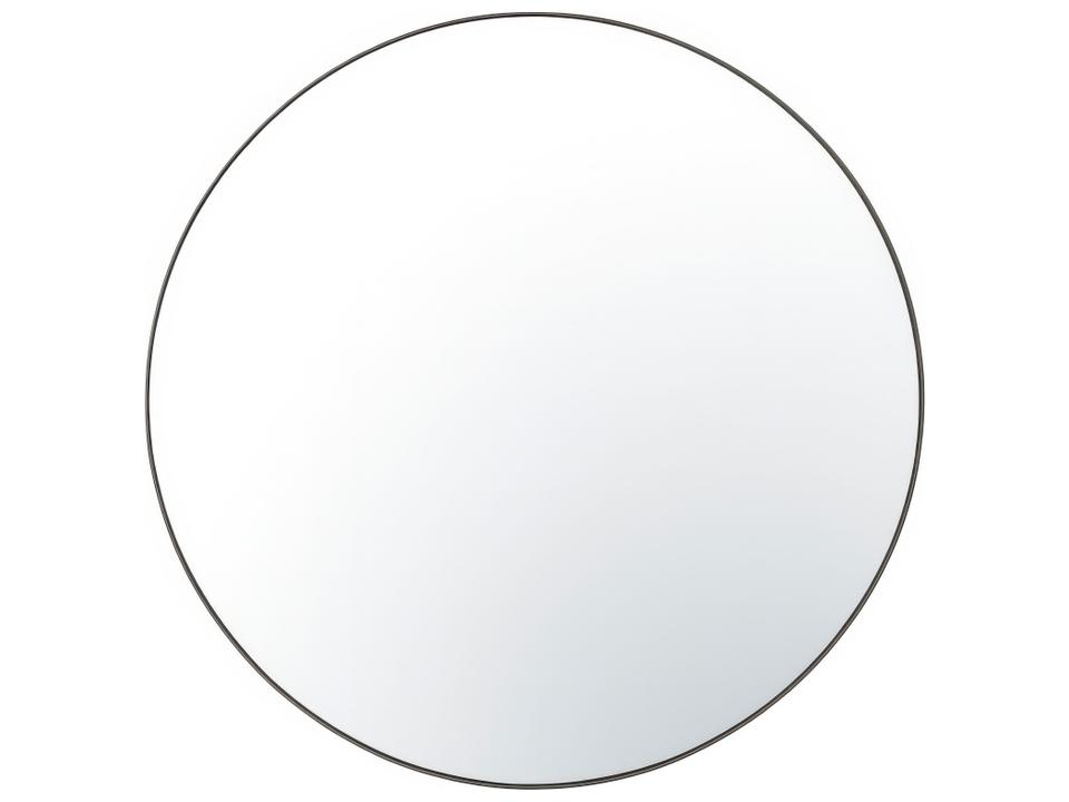 Tablet Round Wall Mirror 50"W x 50"H Bronze