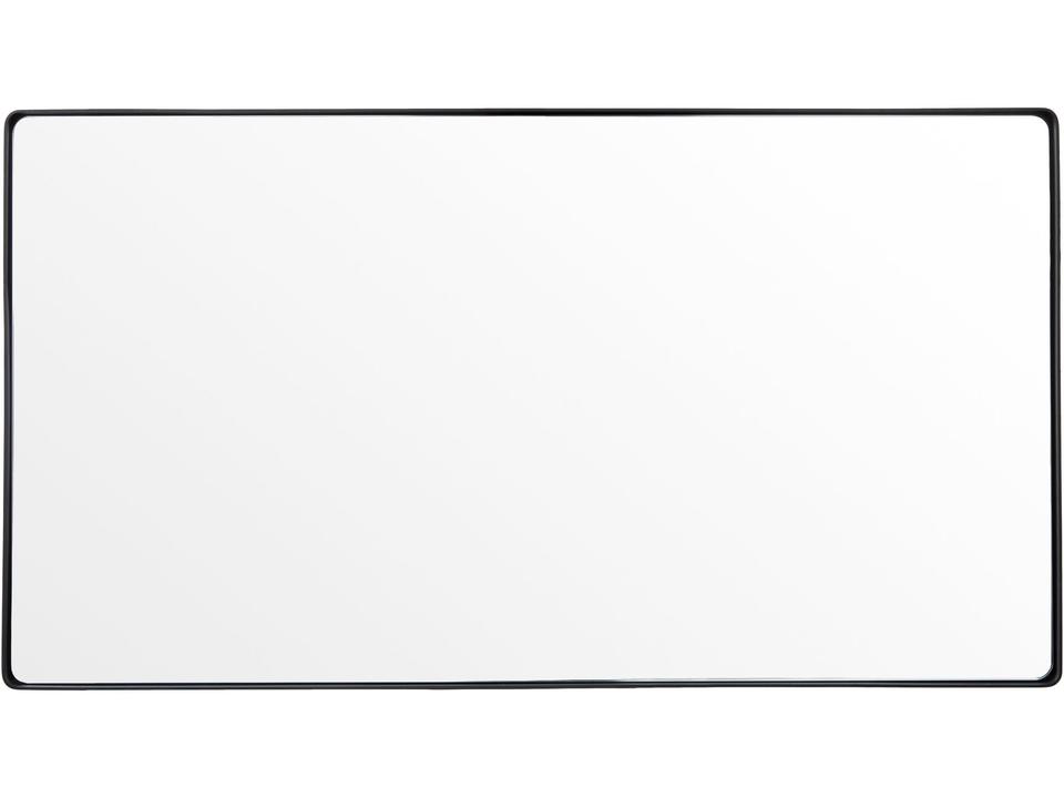 Kye Rounded Rectangle Wall Mirror in Black