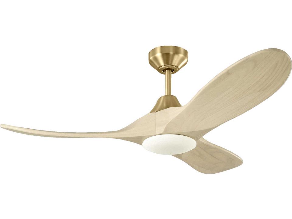Maverick Smart 44-Inch 3-Blade Indoor Outdoor Ceiling Fan in Burnished Brass