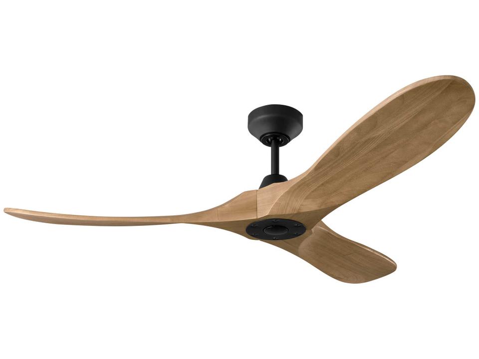 Maverick Smart 52-Inch 3-Blade Damp Rated Ceiling Fan in Midnight Black