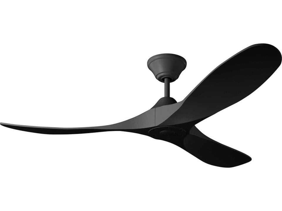 Maverick Coastal 52-Inch 3-Blade Outdoor Ceiling Fan in Midnight Black