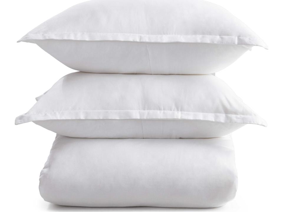 Arcadia 3-Piece Duvet Set Cotton Linen Blend
