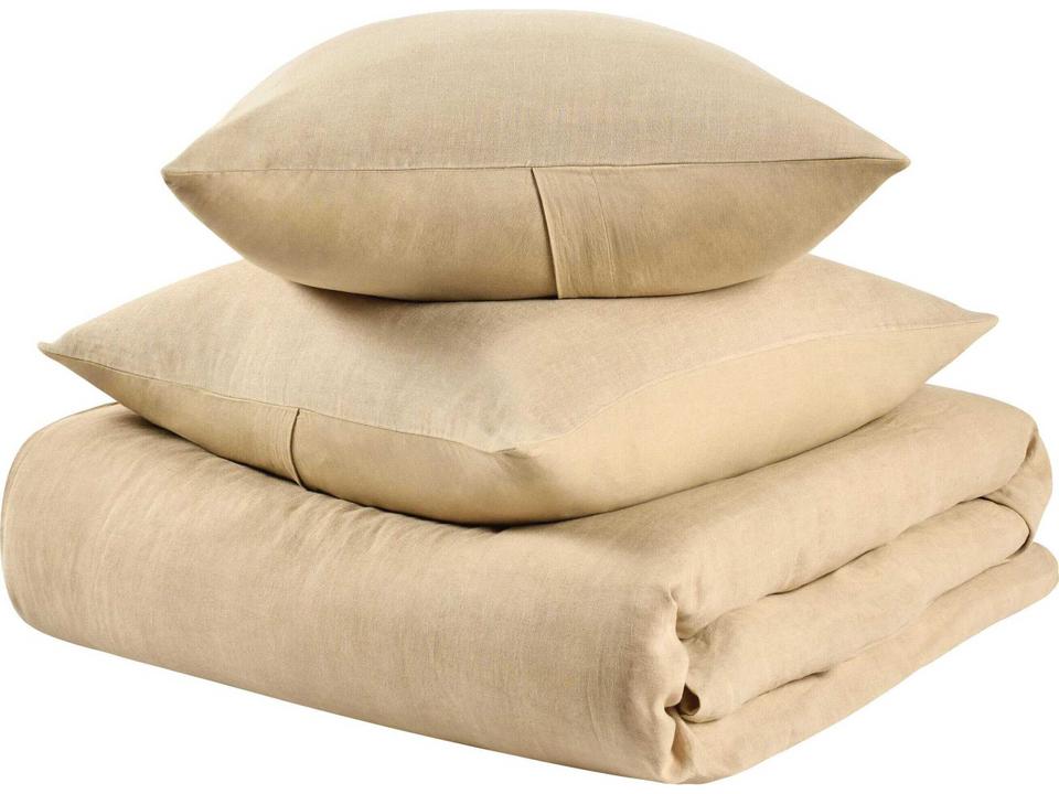 Paloma Hemp Duvet Set Stonewashed with Knife Edge