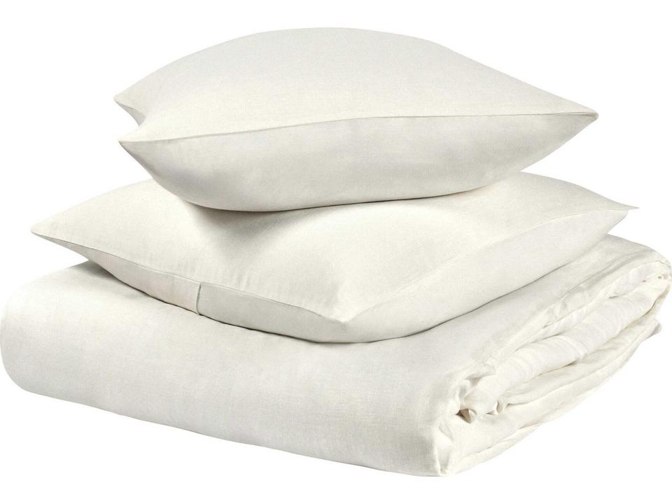 Paloma 3-Piece Hemp Duvet Set with Stonewashed Finish