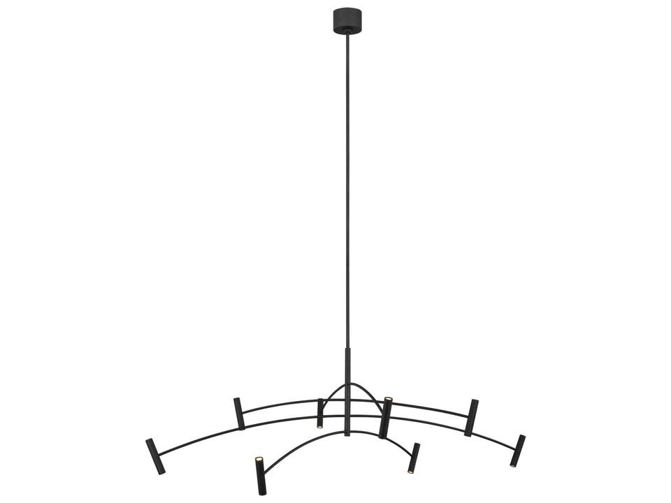 Aerial LED Chandelier Matte Black